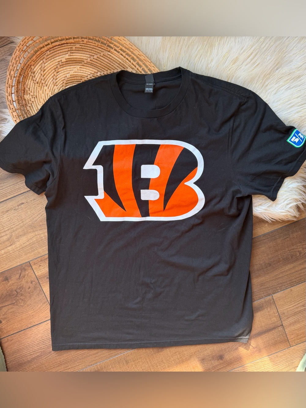 Cincinnati Bengals Black Short Sleeve T-Shirt Size XL